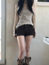 Bay Side Two Buckle Roll-up Short Pants