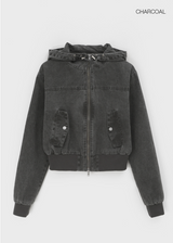 [MADE] Homp Cotton Washed Hooded Jumper