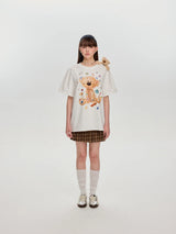 13DE MARZO Bear Stickers T-Shirt