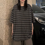 ローカット ヴィンテージ ストライプド Tシャツ