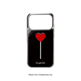 [MADE]heart lollipop Standard Glass Silver Bumper phonecase