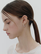 26SS★ Precise (W) Hoop Earrings M
