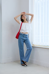TIERED PUFF BLOUSE