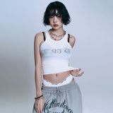 ENE See-through Sleeveless - WHITE