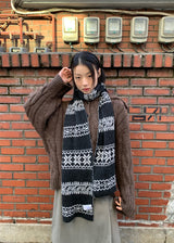  HIGHNECK BUTTON KNIT