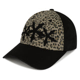 LEOPARD CROSS STAR CAP