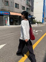 26FW★ [BAONHAUS] コイレン フリル ロングスリーブ Tシャツ