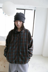 fleece check jumper(3colors)