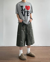 ラビットプリント半袖Tシャツ
