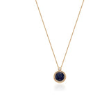 26SS★ [Premium Plating] Penisense AB Coin Necklace Lapis Lazuli
