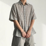 Rake Frash Checkered Short-Sleeved Shirt (5 colors)