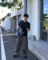Incision Curved Balloon Pants