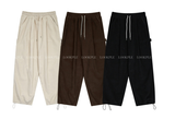 And double corduroy Carpenter Bendable Wide Pants