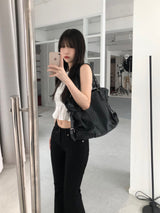 Cust Leather Shoulder Bag (3 colors)