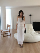 Fairy tie frill blouse