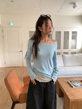 LAYERED TENCEL LONG SLEEVE