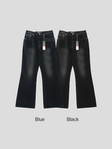 [SET UP가능] Warm velvet wide flare pants(2color)