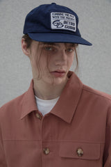 Lettering Patch Retro Ball Cap