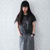 RUMI pfp crop T-shirt [Charcoal grey]