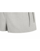 リボンリネンサマーショーツ Light Grey