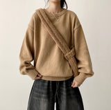 Danmi Mustang Fleece Shoulder Bag