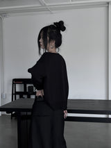 minimal basic knit cardigan (2color)