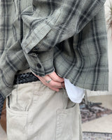 Kaan Cutting Check Shirt