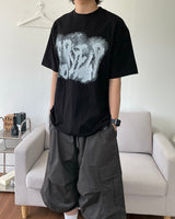 スプレープリンティドTシャツ