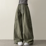 Roa Baslock Nylon Cargo Wide Pants