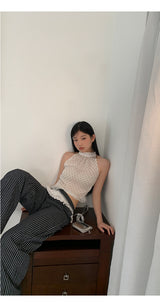 ハイストライプワイドスラックス