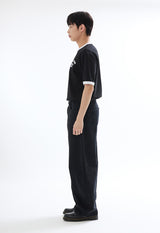 リンガーTシャツ ブラック