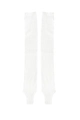 Ribbed loop leg warmers