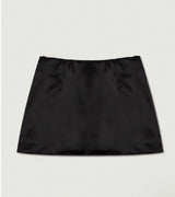 Silky Skirt Pants [black]