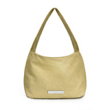 LEATHER WRINKLE TOTE BAG_BUTTER