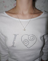 [925SILVER] PURE ROSE PENDENT NECKLACE