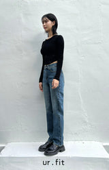 STRAIGHT FIT DENIM PANTS code 18317