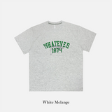 Whatever レタリングショートスリーブTシャツ