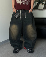 TC Patch Work Banding Denim Pants (3C)