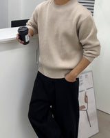 エッセンヌビスコースラウンドニット