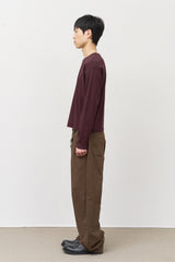 Rib Cropped Longsleeve