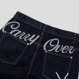 Esther Lettering Denim Pants 3C