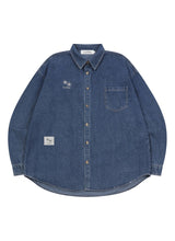 KAILEN DENIM POCKET LONG SLEEVE SHIRT UNISEX