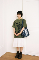 Twister Star Tote Bag - Dot Navy