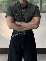 Rada Kation cropped short-sleeve shirt