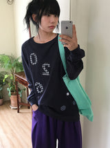 26FW★ [BAONHAUS] Haydin Patch Over Long Sleeve Tee