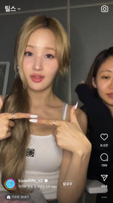 [Kiss of life/Baby monster/YENA] Heart simple ring (set)