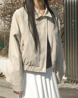 Dasun Collar Cotton Blue Jackets