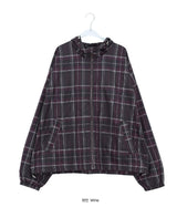 [unisex] Silphyd Over Fit Check Windbreaker Jacket