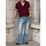 [Unisex] All brush flare denim pants