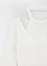 [MADE] Luluco Layered Halter V-neck Knit